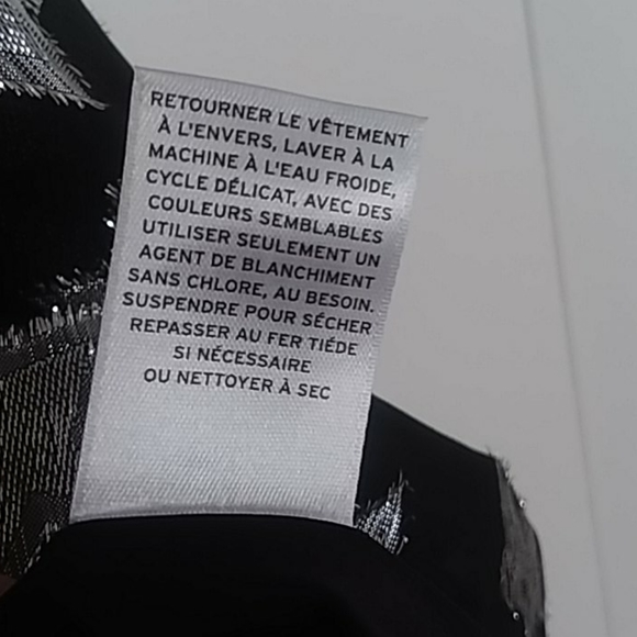 Halogen × Atlantic-Pacific Black & Silver Starlight A-Line Skirt Size Medium NWT - Picture 11 of 15